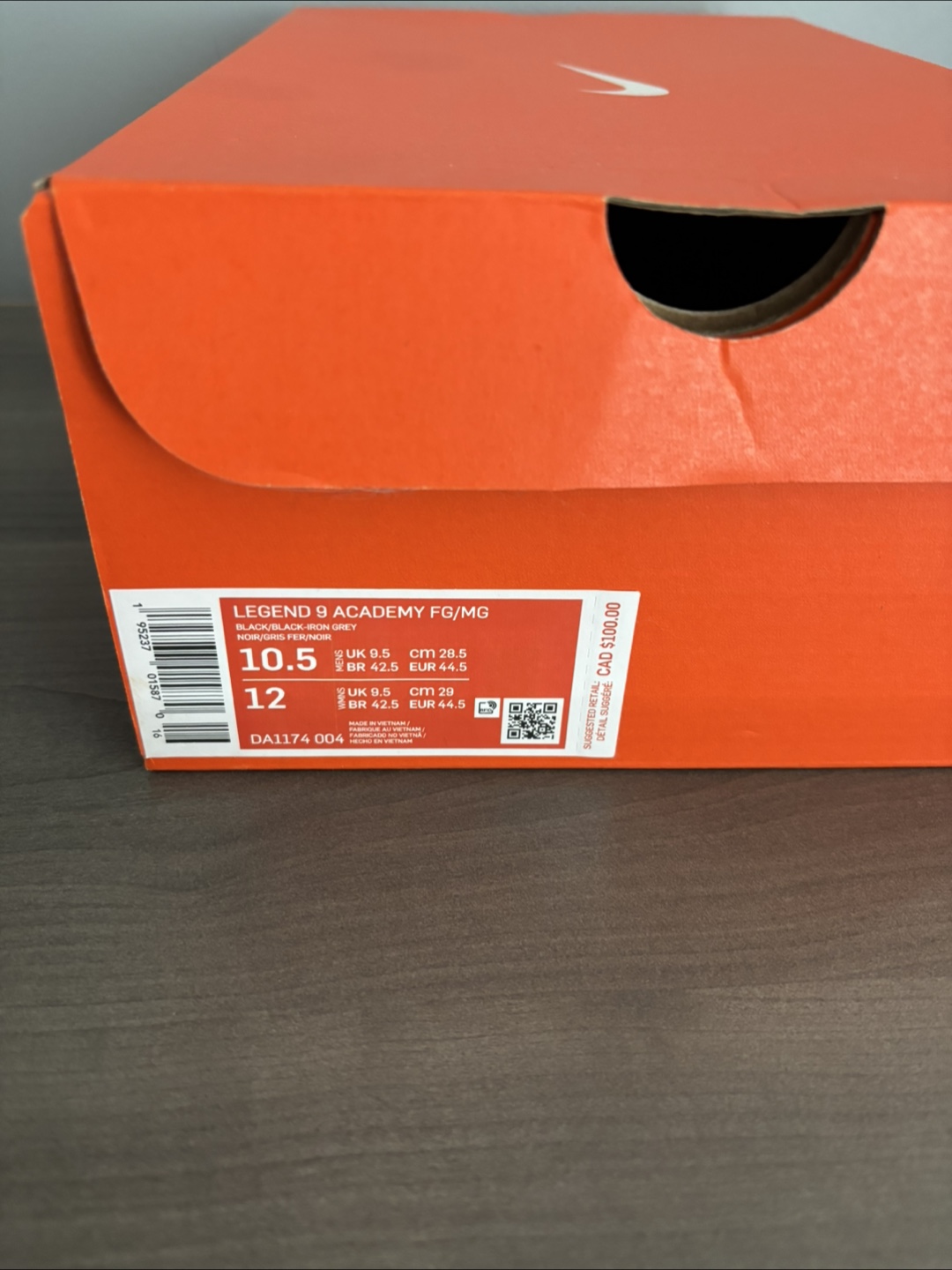 Nike Tiempo Legend 9 Academy FG/MG Soccer Cleats - Size 10.5 - photo 3