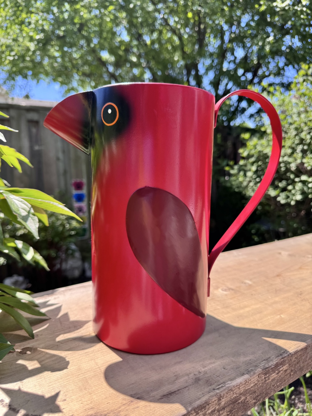 Brand New Watering Can - Metal Red
