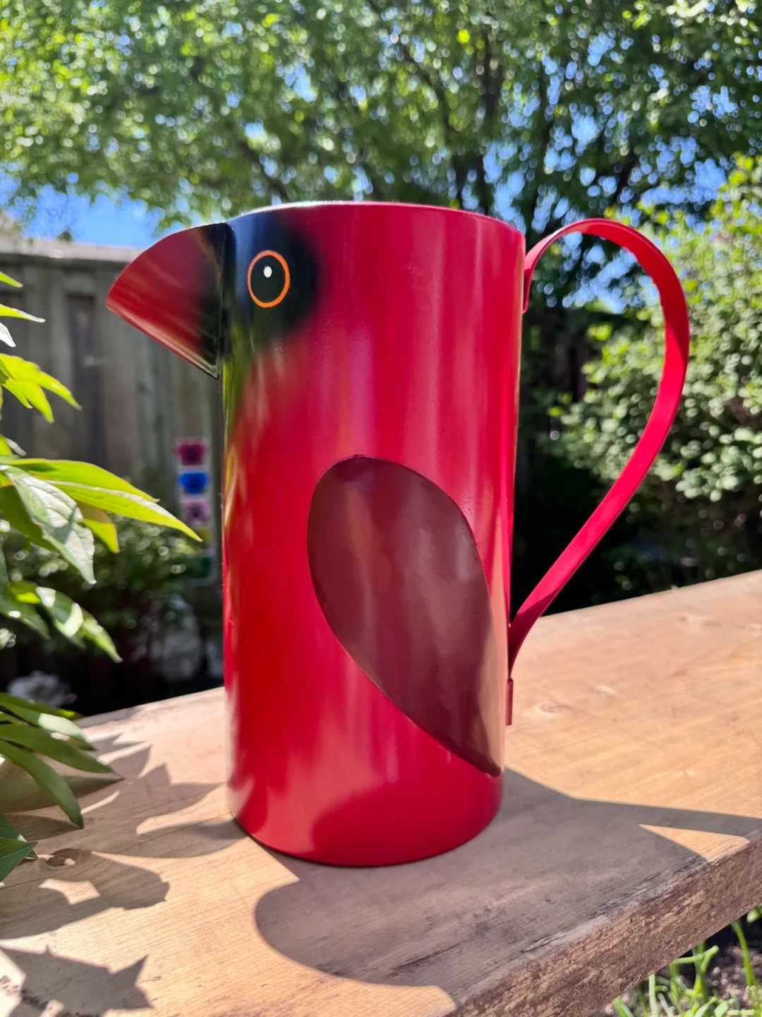 Brand New Watering Can - Metal Red thumbnail
