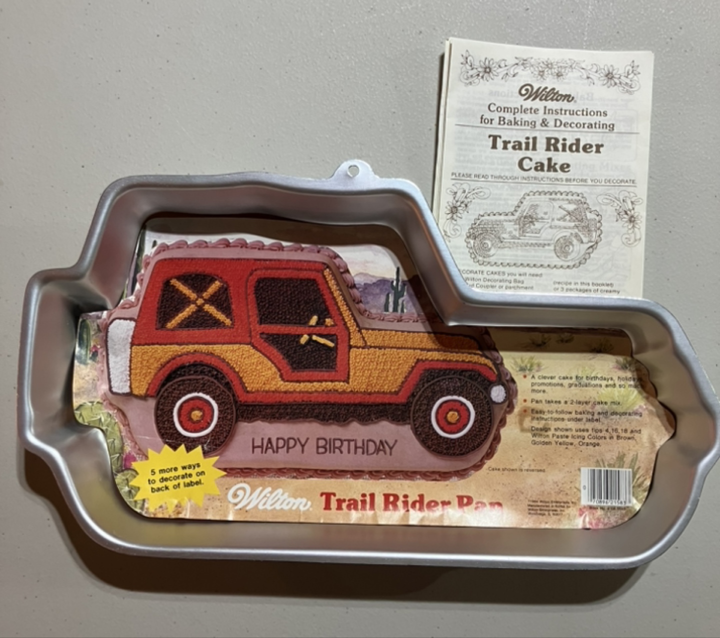 Vintage Wilton Trail Rider Cake Pan