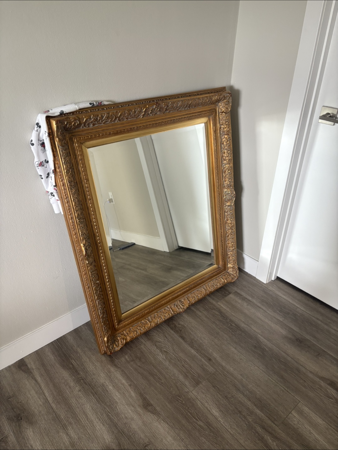 Large Ornate Gold Framed Mirror