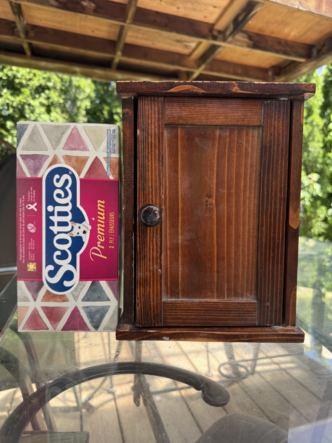 Wooden Key Holder Cabinet