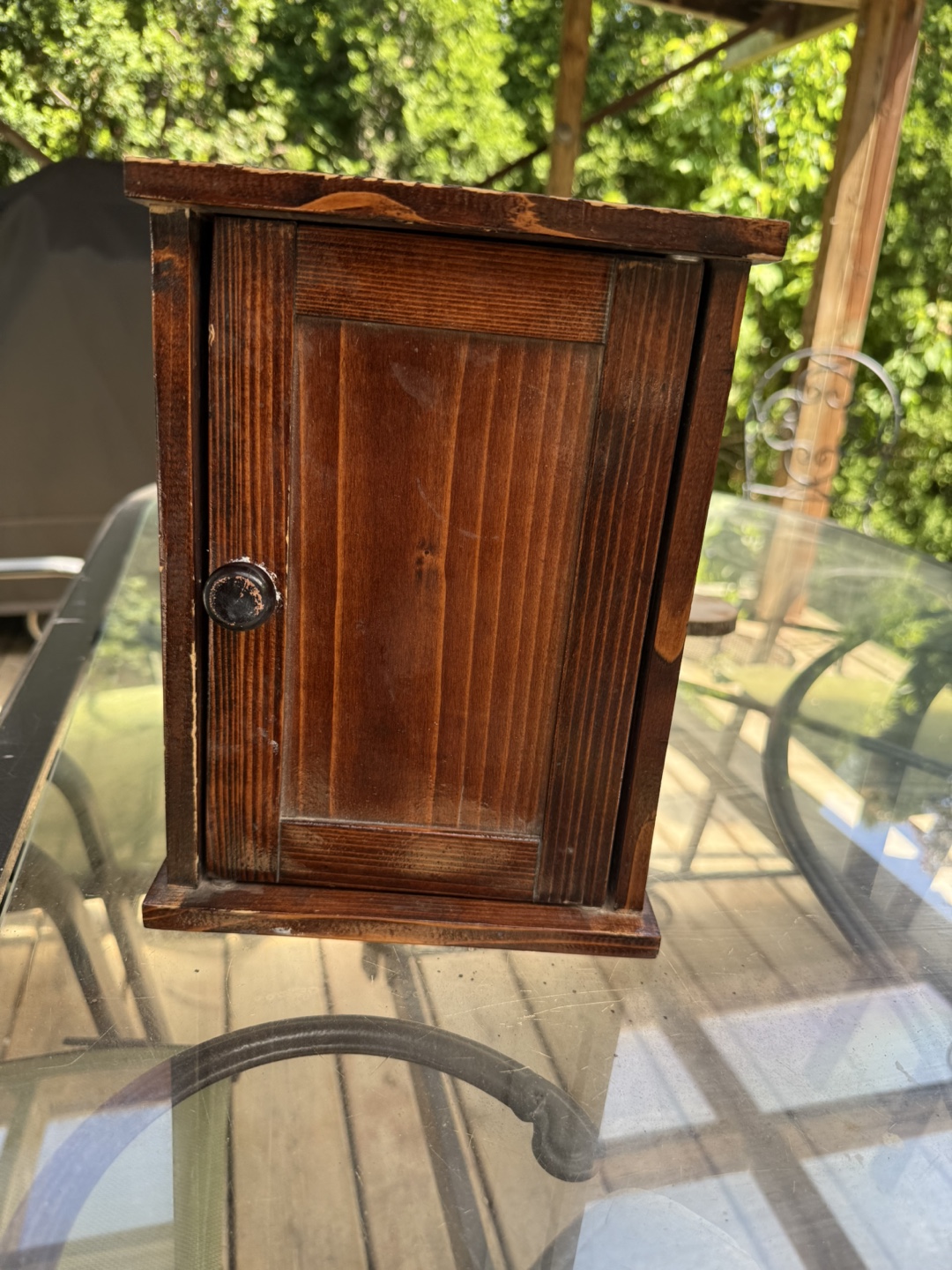 Wooden Key Holder Cabinet - photo 3