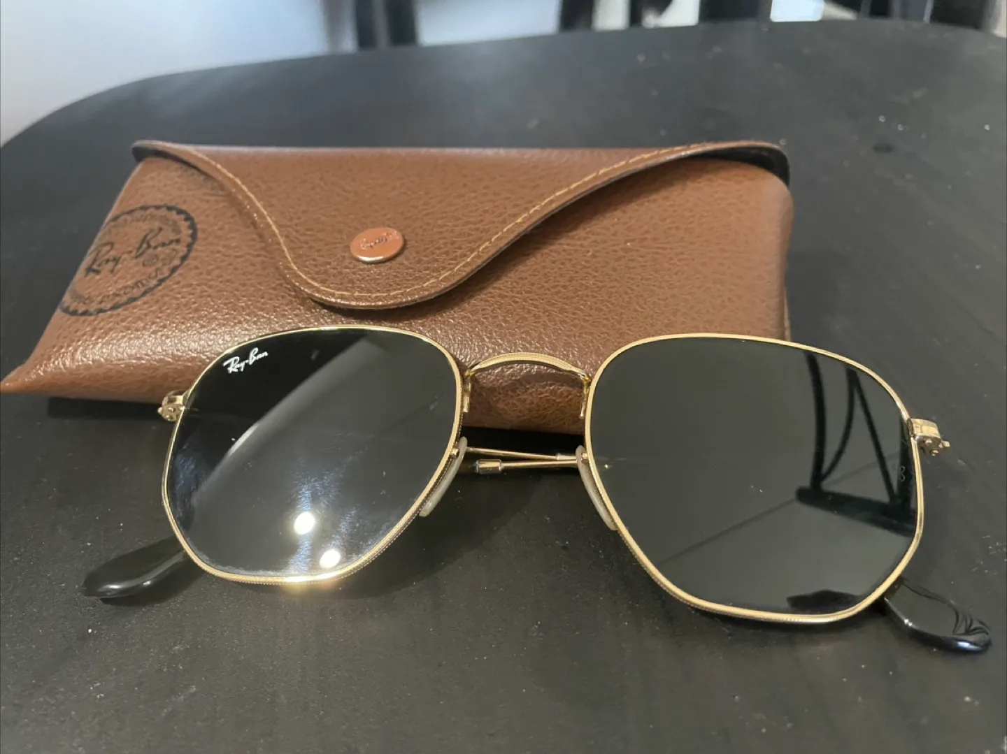 Ray-Ban Hexagonal Sunglasses with Case thumbnail