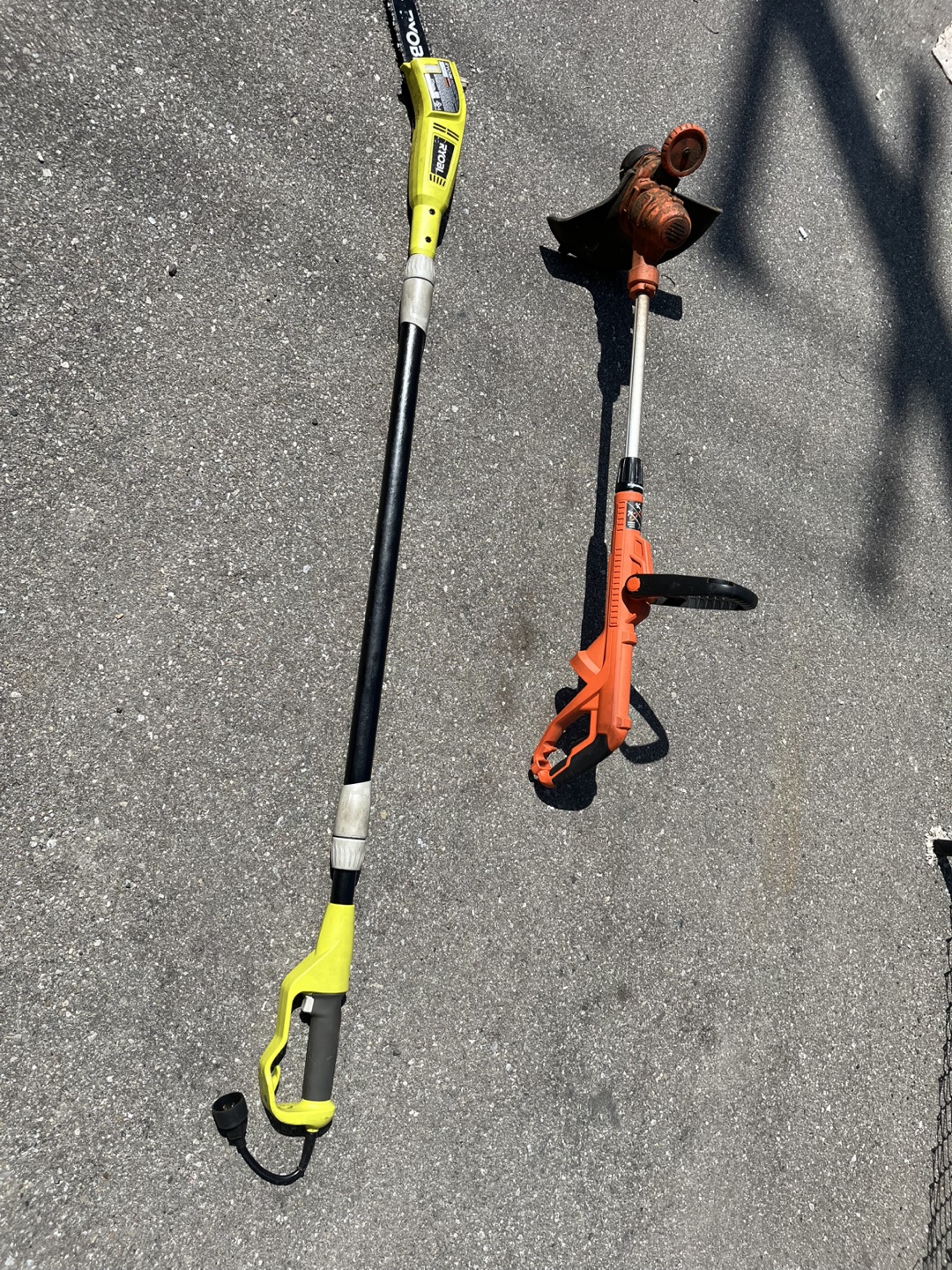 Worx Cordless Pole Saw and String Trimmer