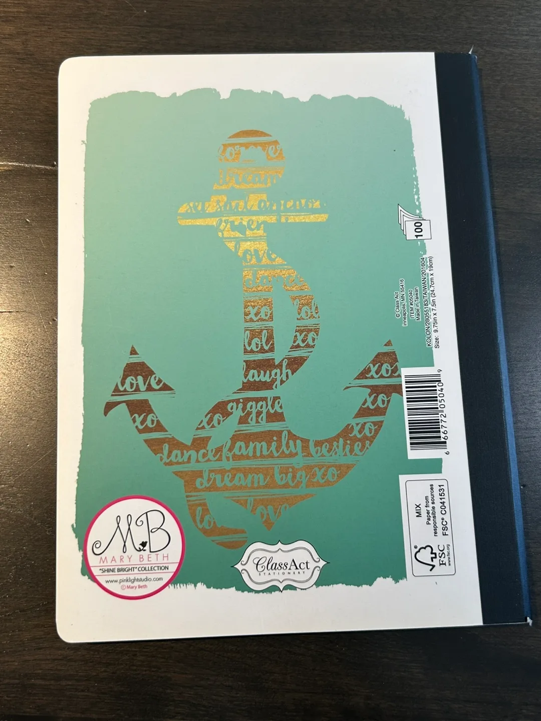 Class Act Notebook - Anchor Design image indicator(2)