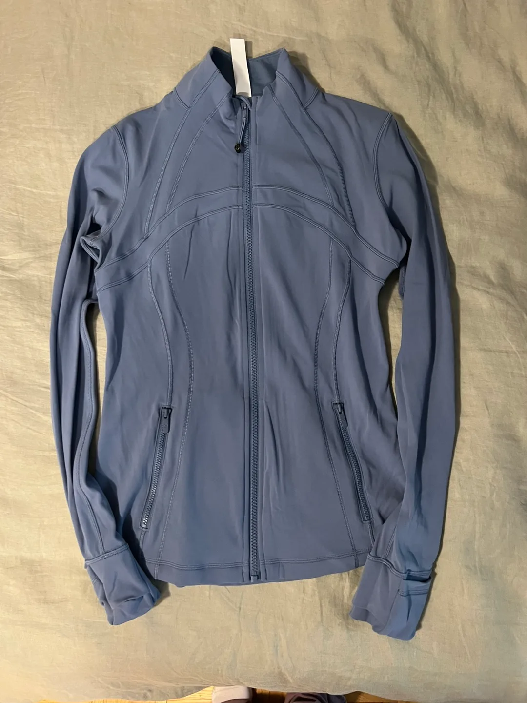 Lululemon Define Jacket *Nulu - Washed Denim - size 8 image indicator(5)