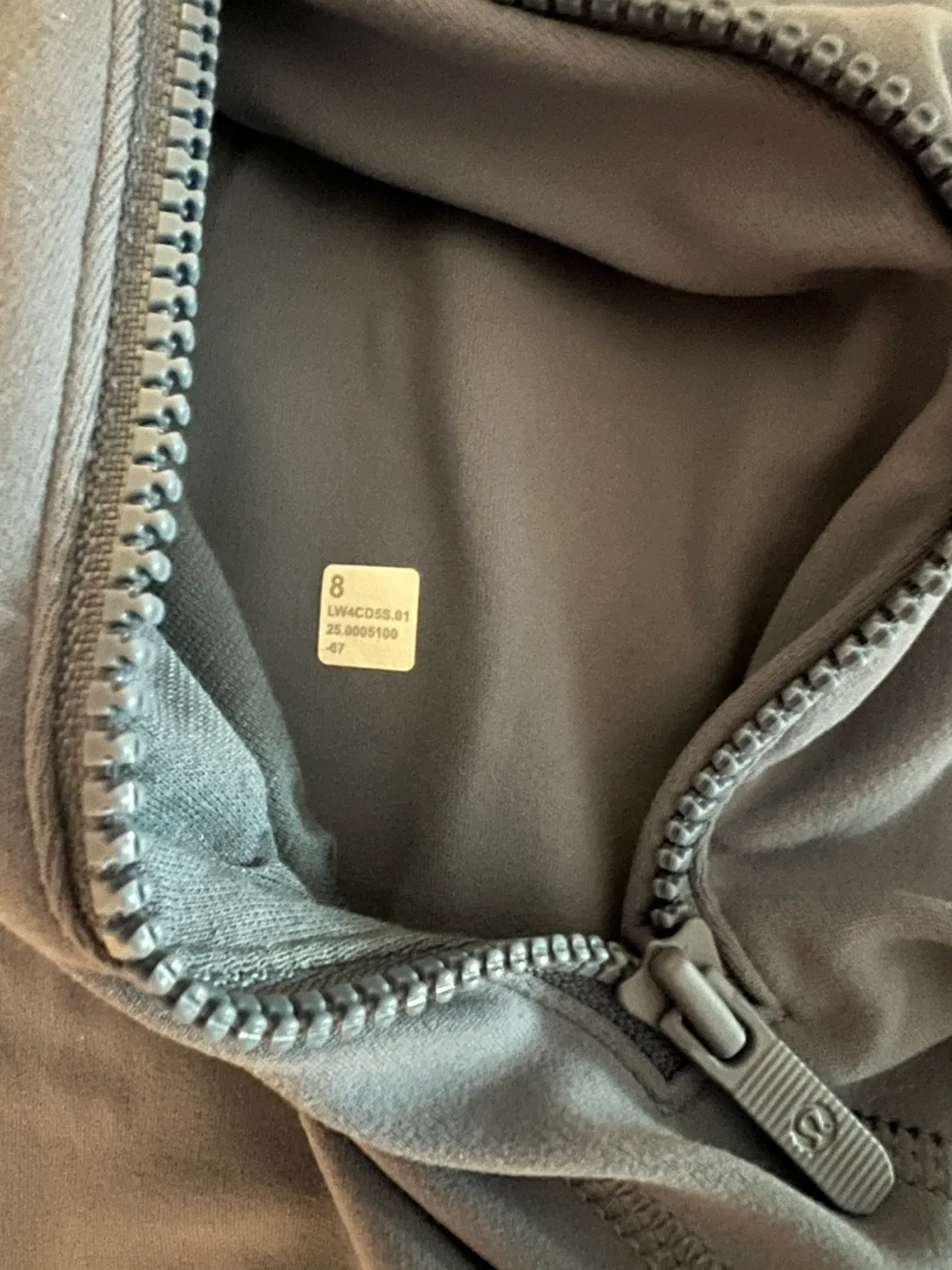 Lululemon Define Jacket *Nulu - Washed Denim - size 8 image indicator(7)