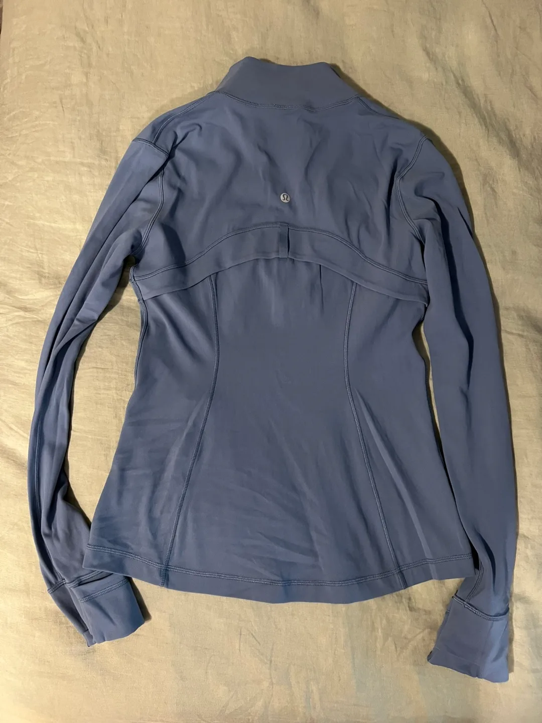 Lululemon Define Jacket *Nulu - Washed Denim - size 8 image indicator(9)