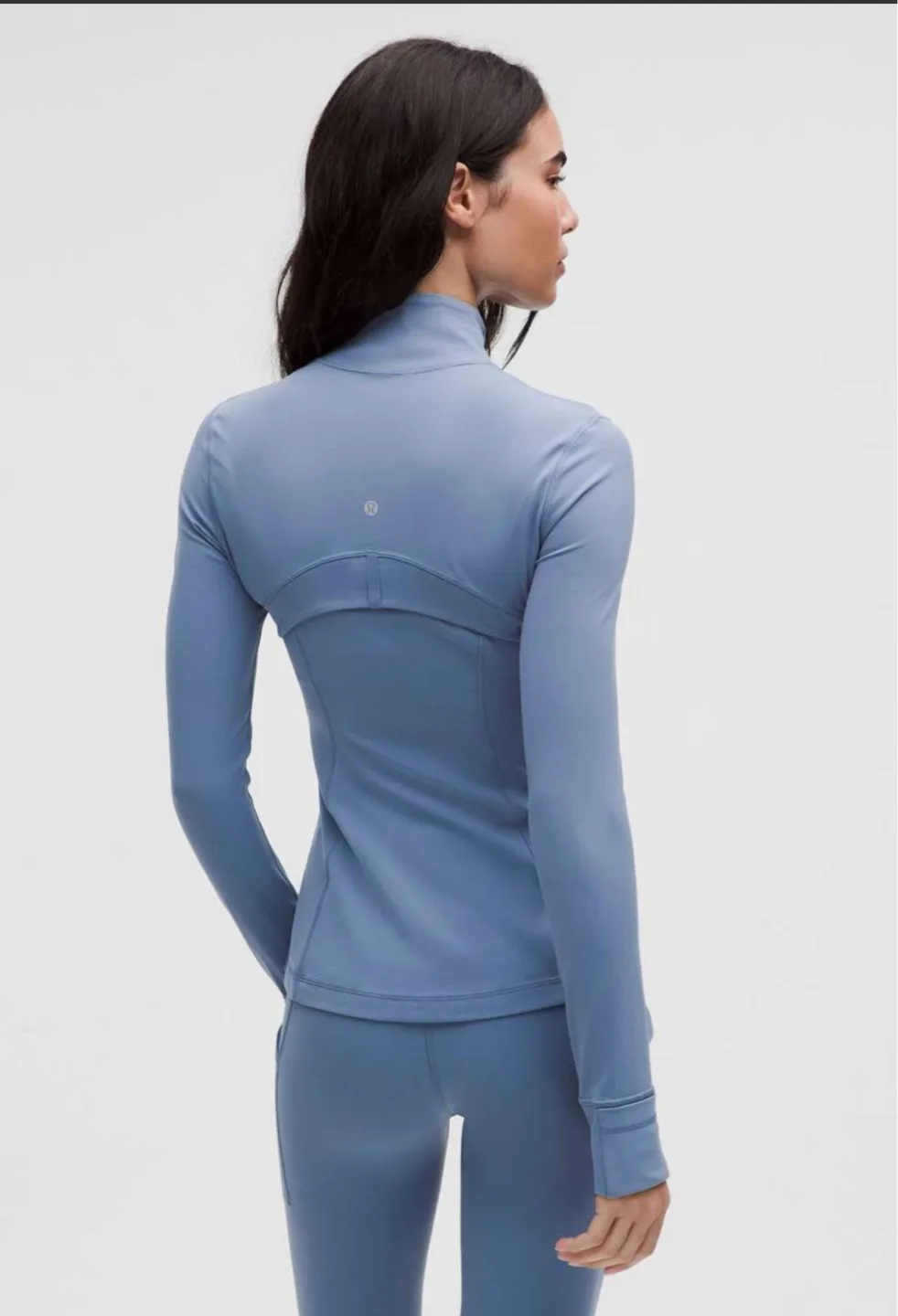 Lululemon Define Jacket *Nulu - Washed Denim - size 8 image indicator(2)