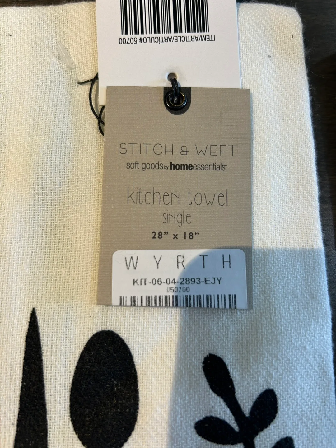 Set of Two Stitch & Weft Kitchen Towels image indicator(2)