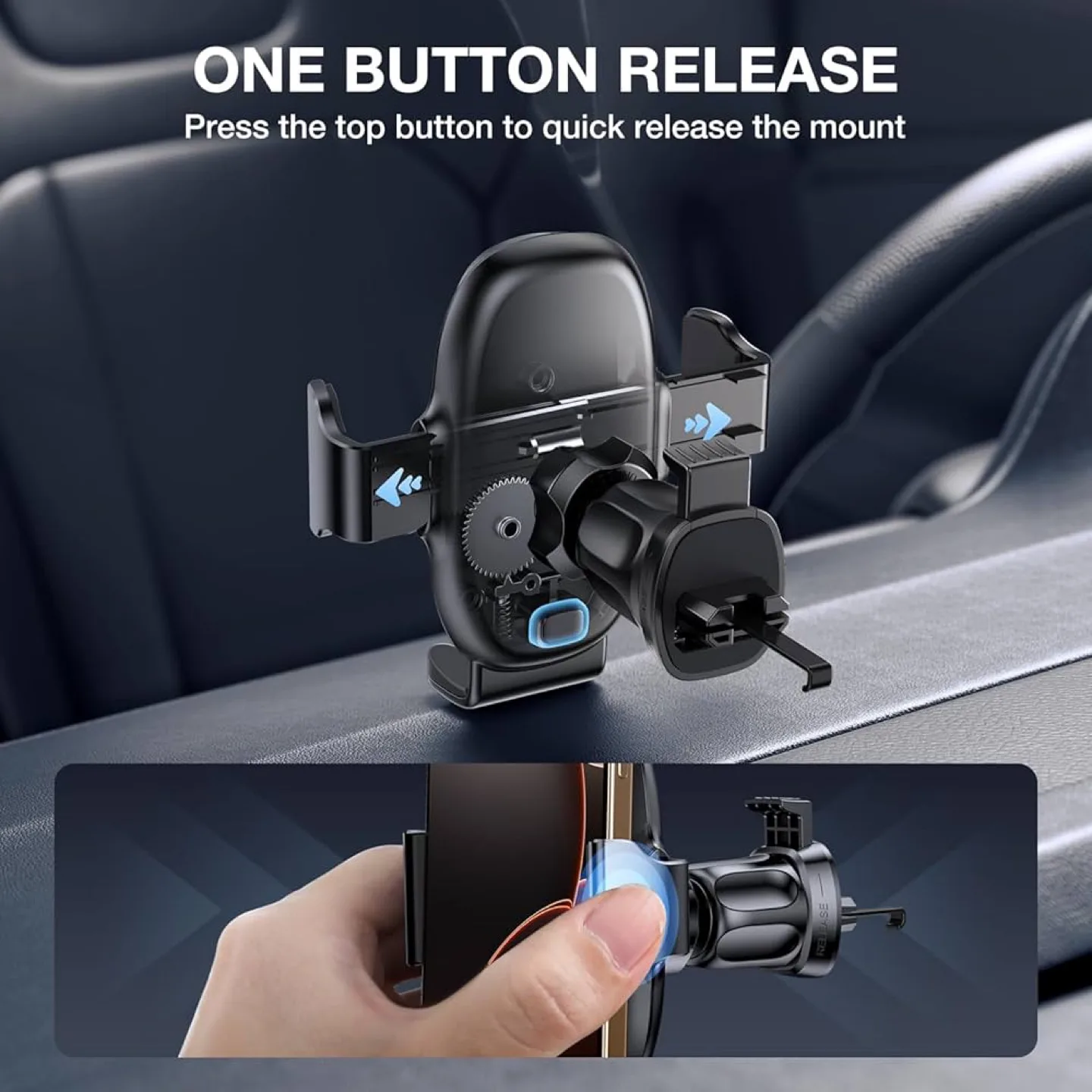 MIRACASE Car Phone Mount - Air Vent Holder image indicator(7)