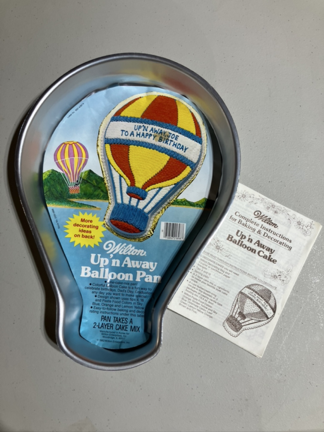 Vintage Wilton Up 'n Away Balloon Cake Pan