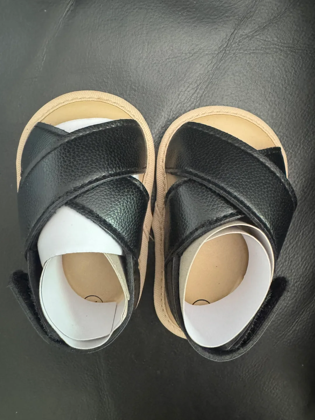 Baby boy/girls Black Sandals Size 11 image indicator(2)