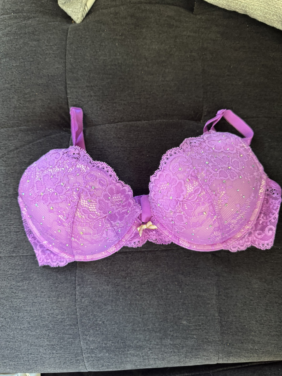 Purple Lace Bra