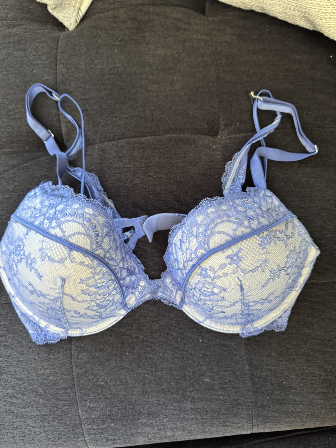 Gorgeous Blue Lace Bra