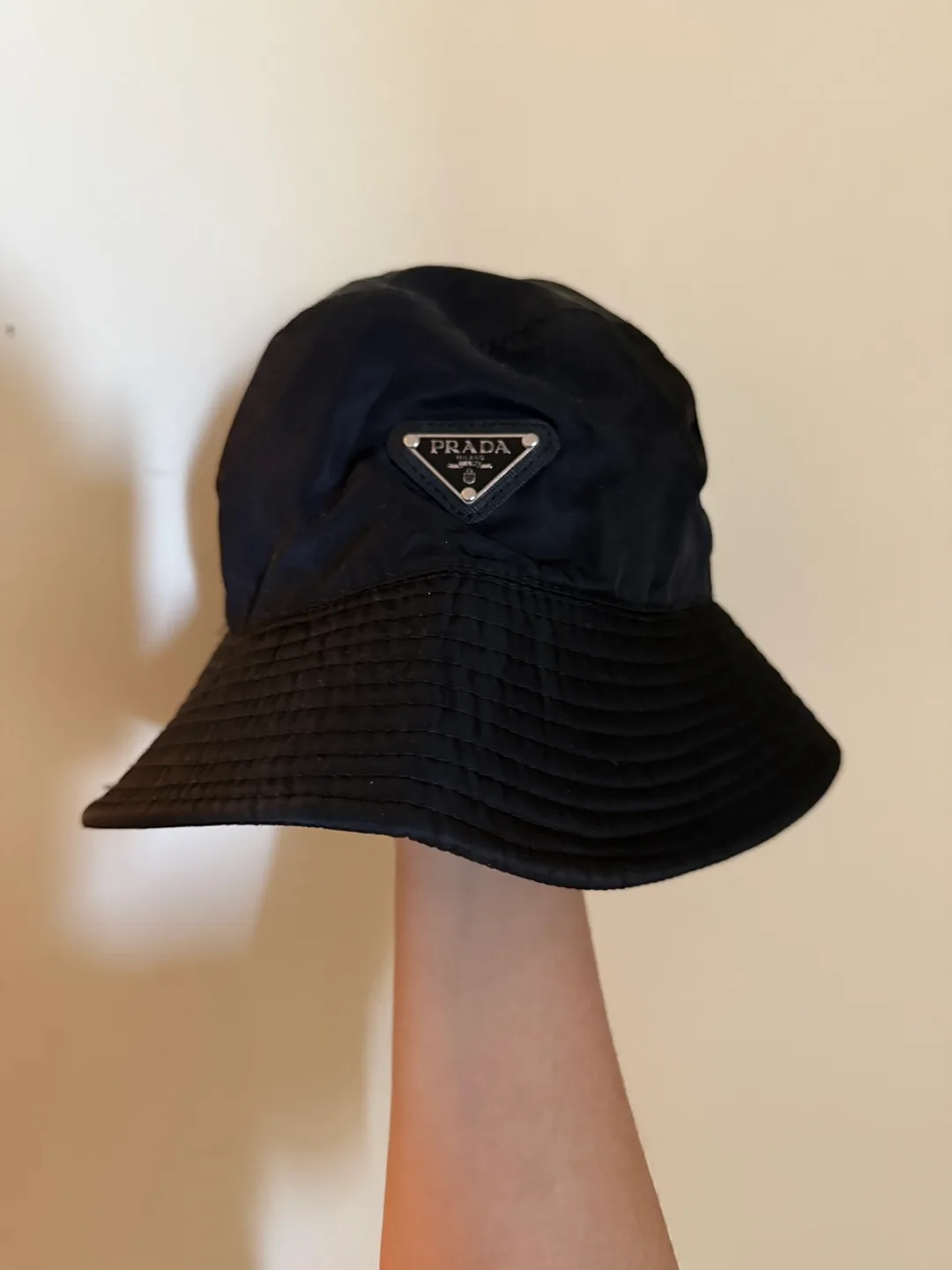 Prada Black Bucket Hat thumbnail