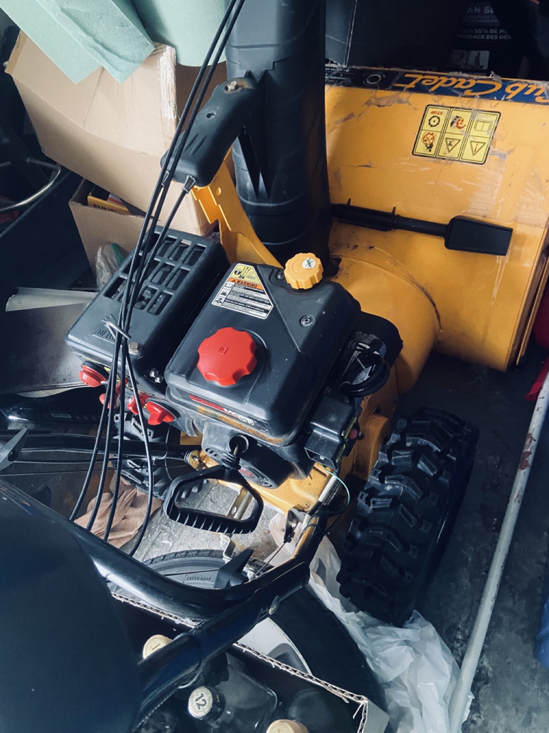 Used Cub Cadet Snowblower 24” width - photo 4