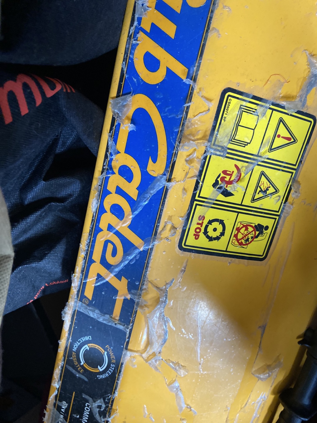 Used Cub Cadet Snowblower 24” width - photo 2