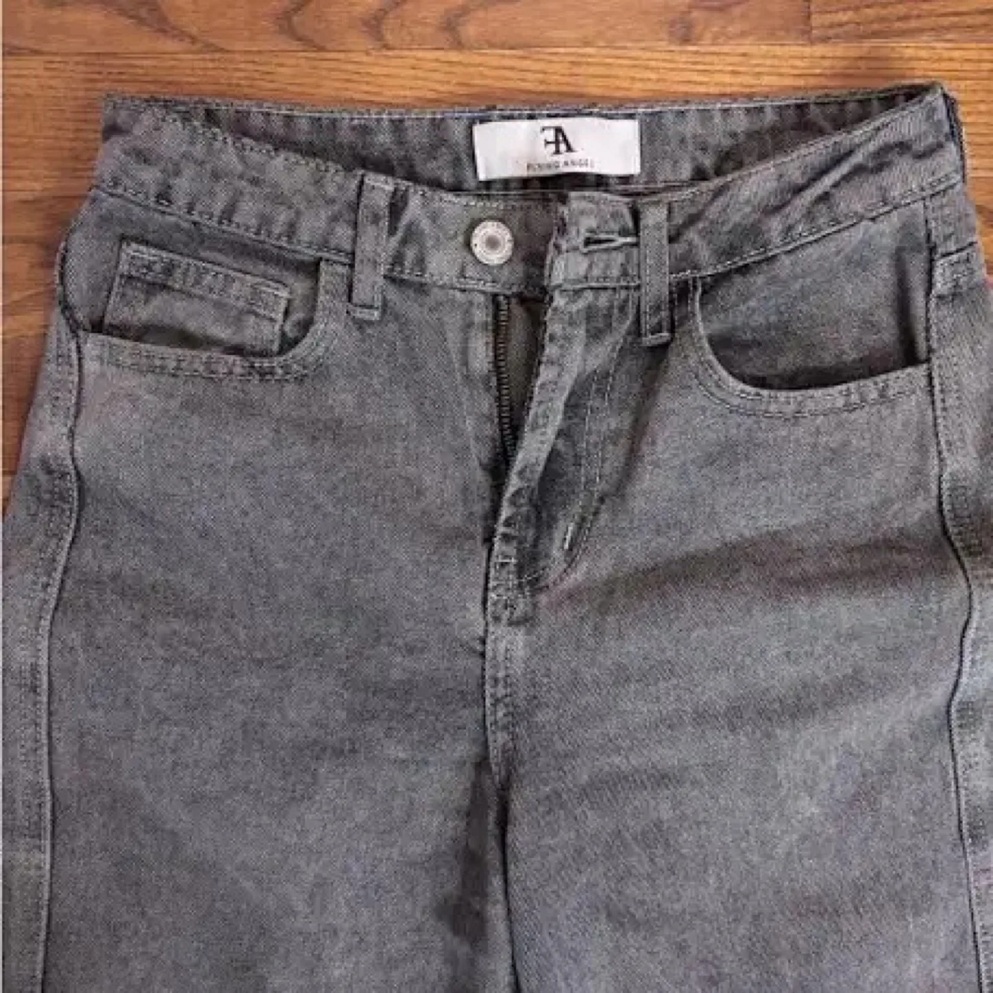 FA Women's Grey Wide Leg Jeans thumbnail