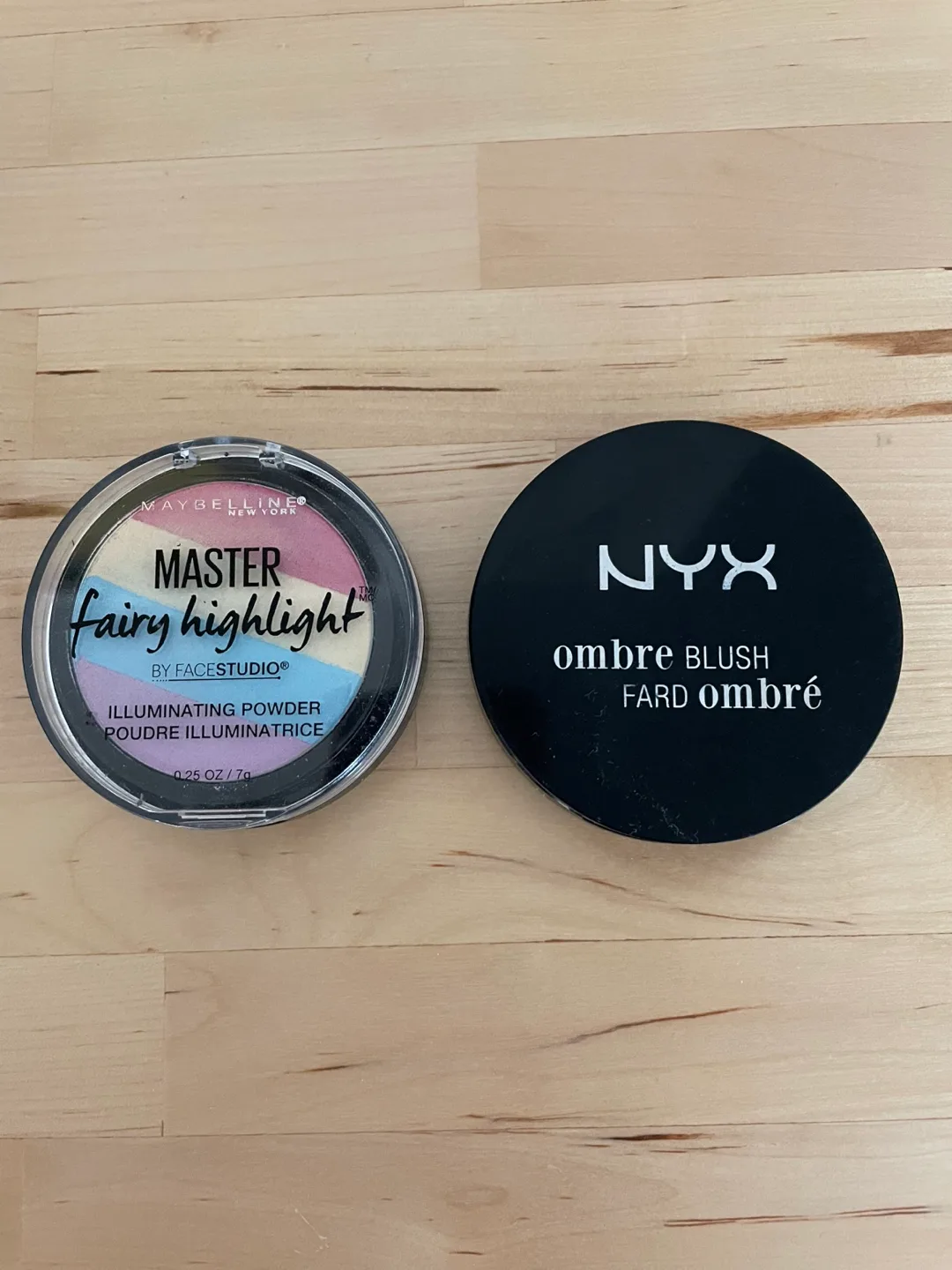 Maybelline Master Fairy Highlight & NYX Ombre Blush thumbnail