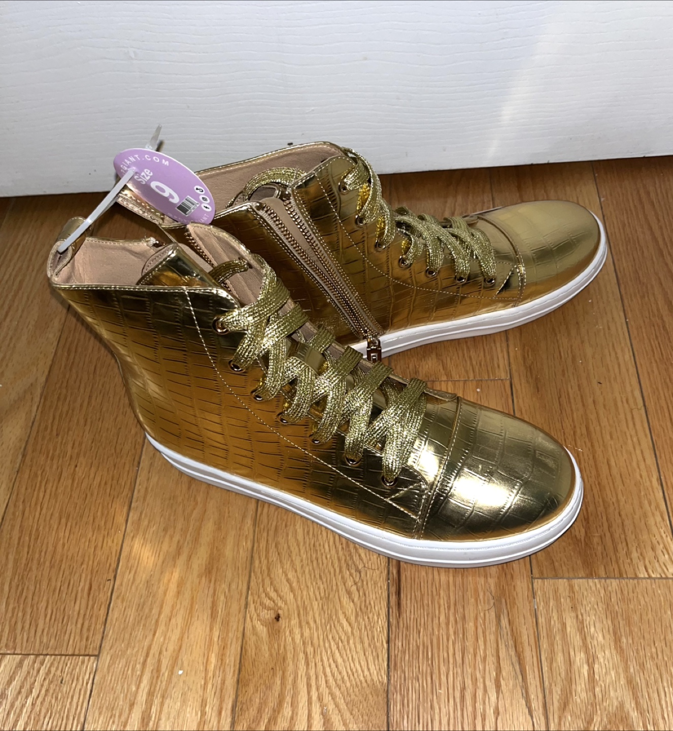 Gold Running Shoes