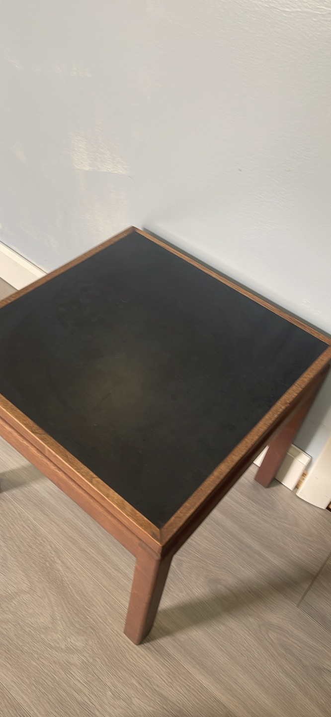 Mid Century Modern Square End Table - photo 3