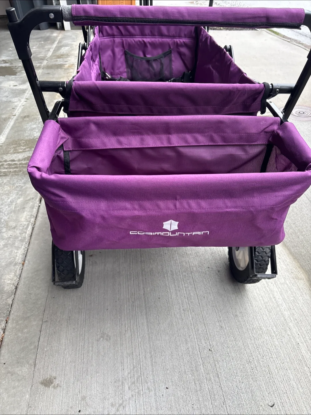 Cosmountain Purple Folding Wagon image indicator(2)