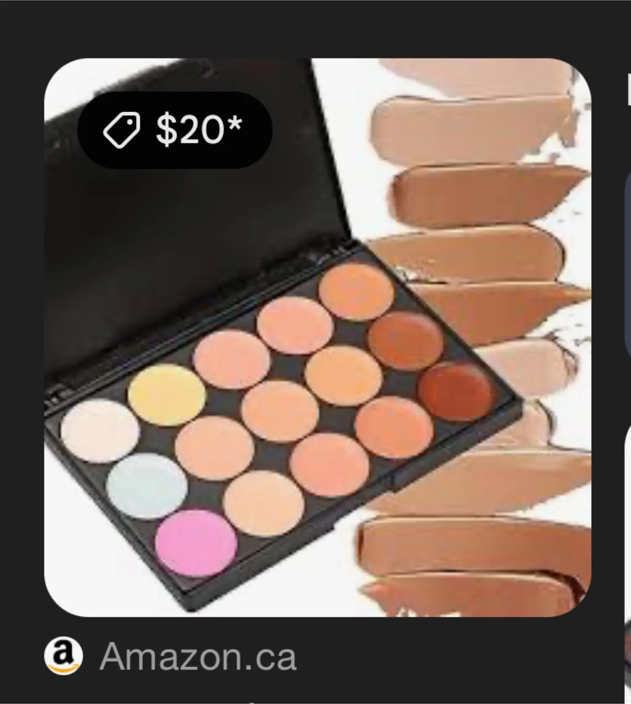 POPFEEL 15 Colour Concealer Palette BRAND NEW thumbnail