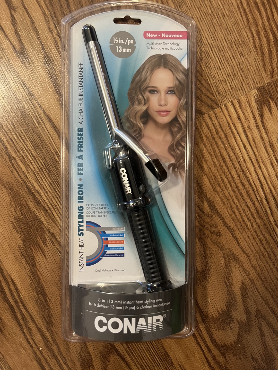 Conair 1/2 inch Instant Heat Styling Iron