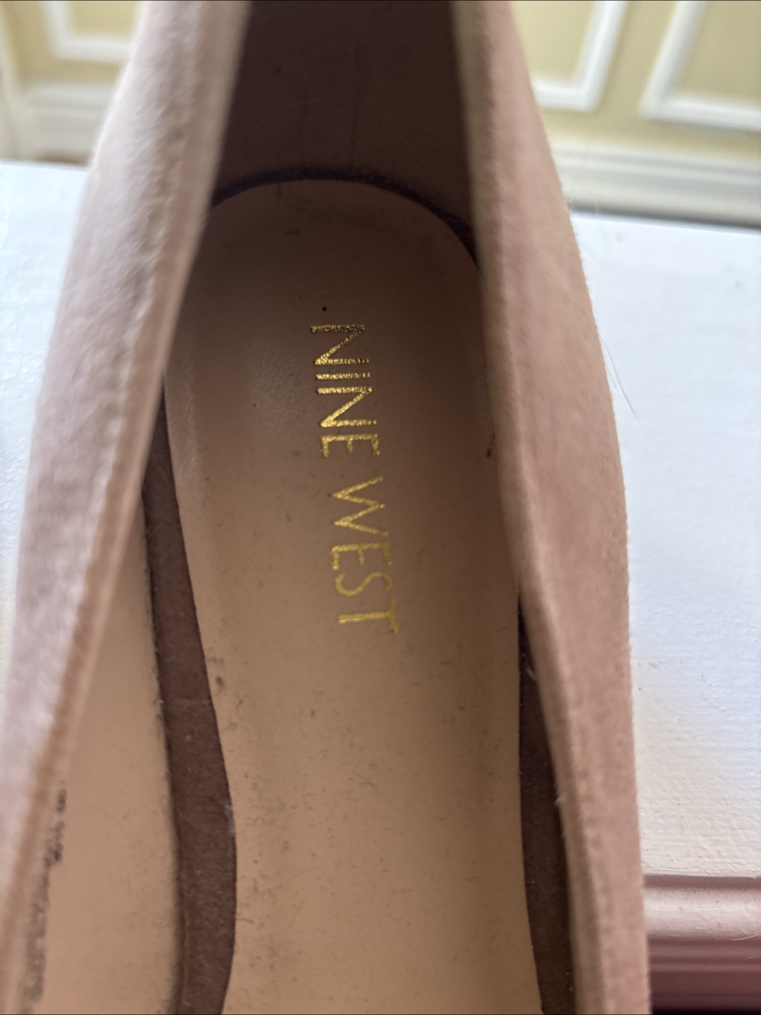 Nine West Blush Pink Suede Fringe Loafers - photo 2