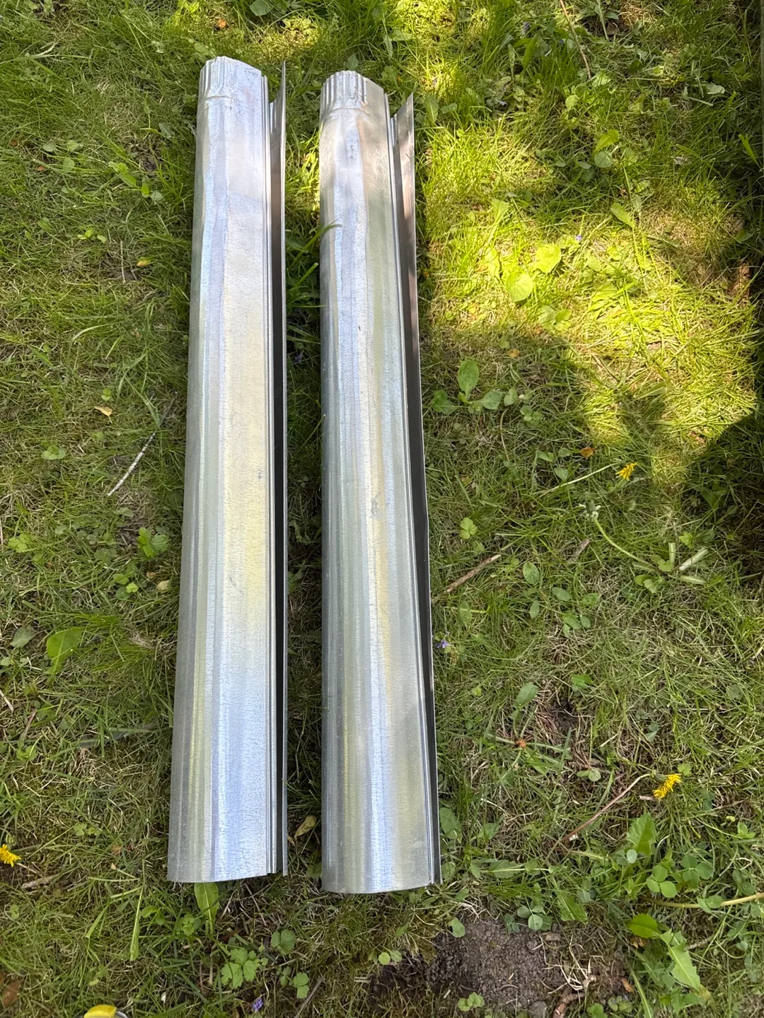 2x 3" x 30" 20GA Snap Lock Pipe image indicator(2)