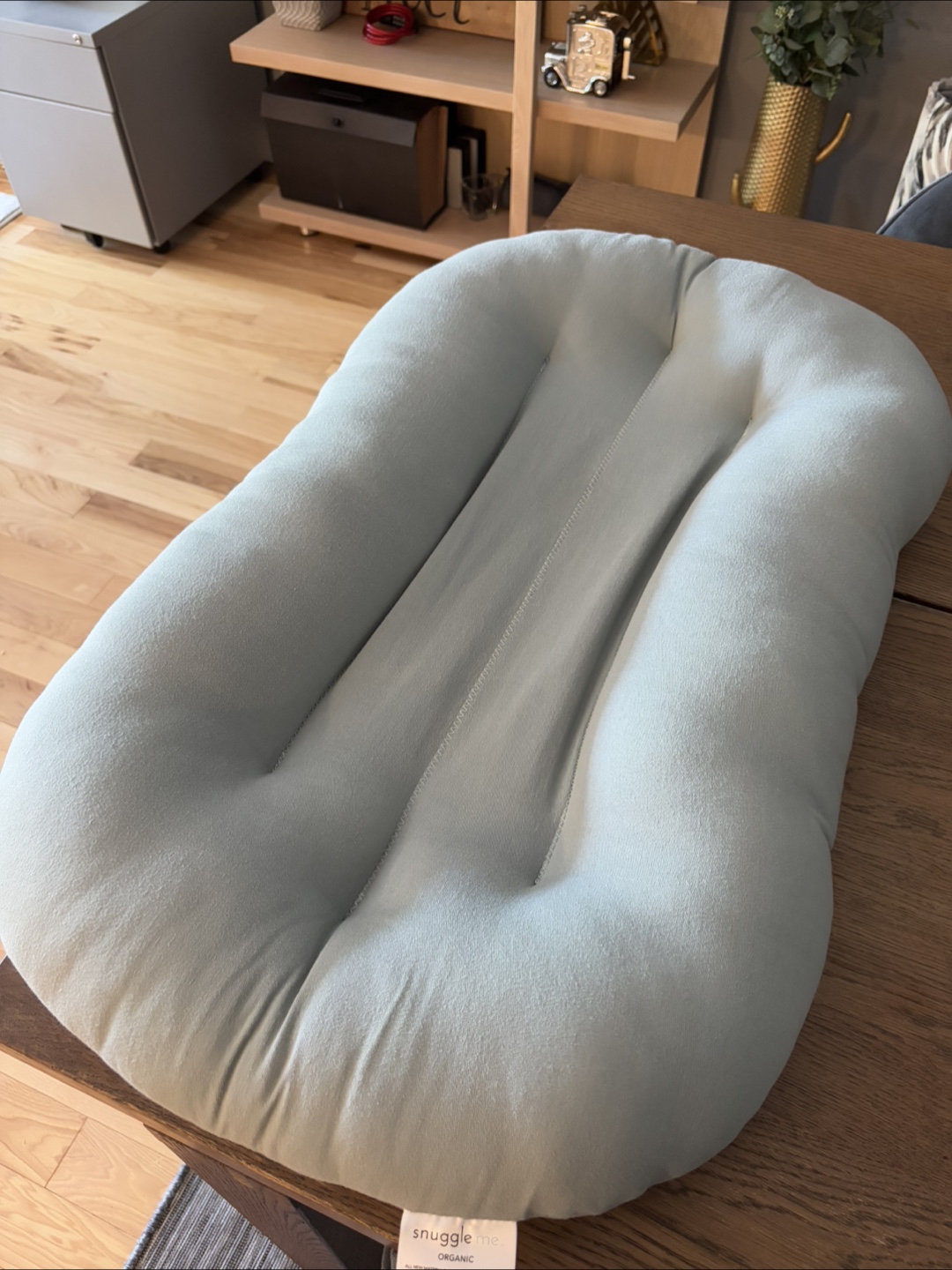 Snuggle Me Organic Infant Lounger - Sage
