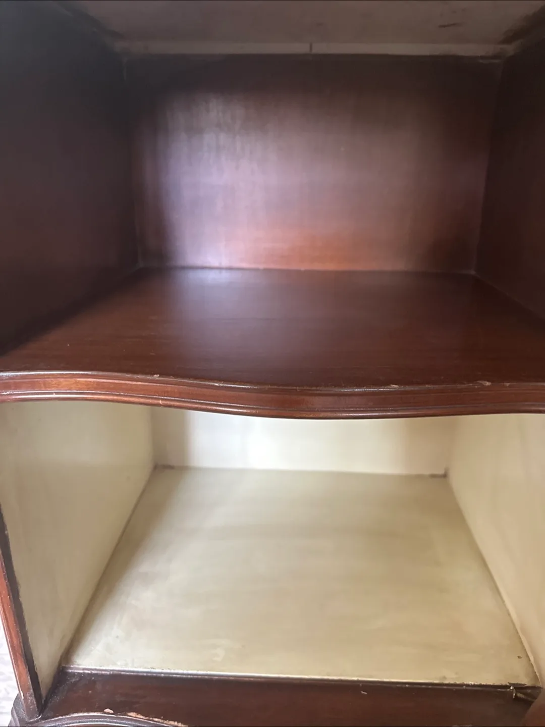 Vintage Wooden End Table with Drawer image indicator(3)