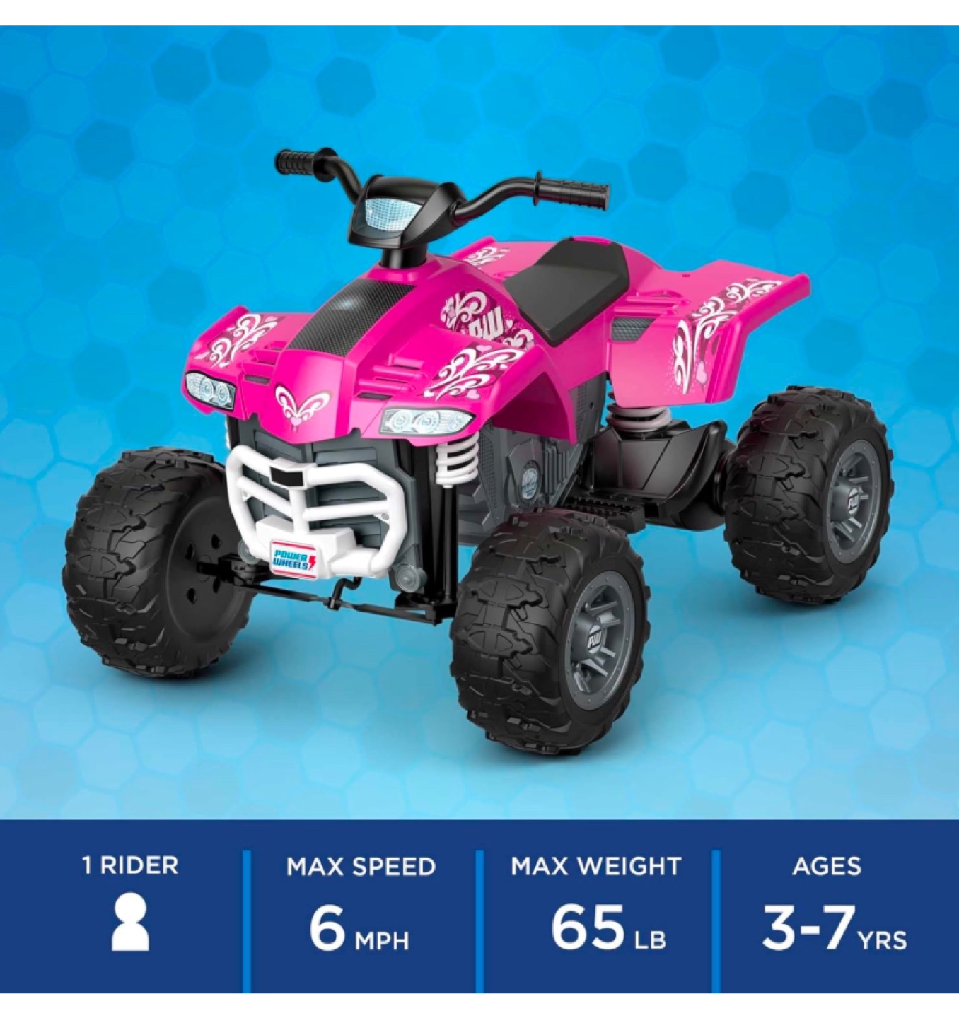 Power Wheels Pink ATV for children - photo 3