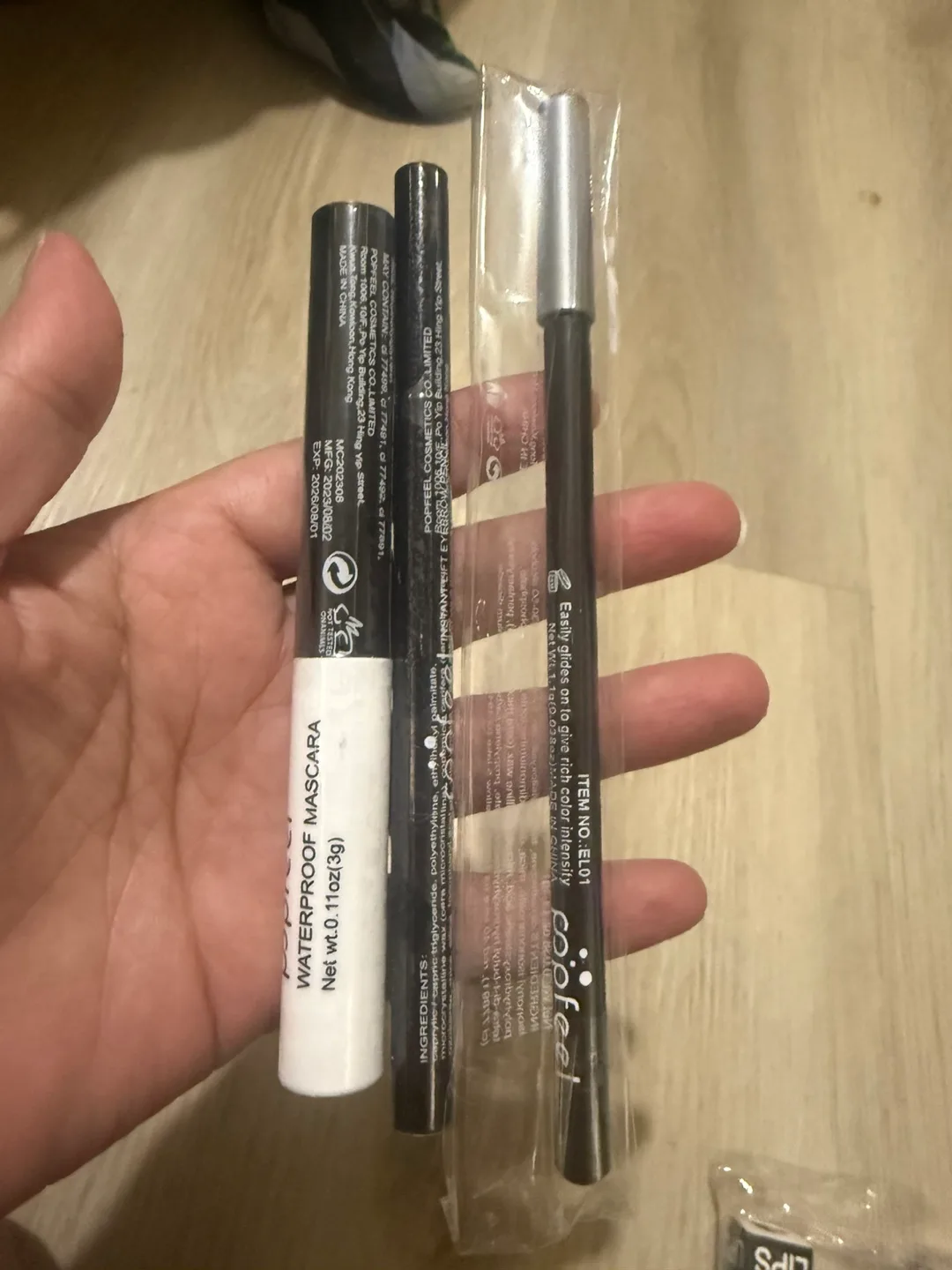 Popfeel Waterproof Mascara, eyeliner and Eyebrow Pencil thumbnail