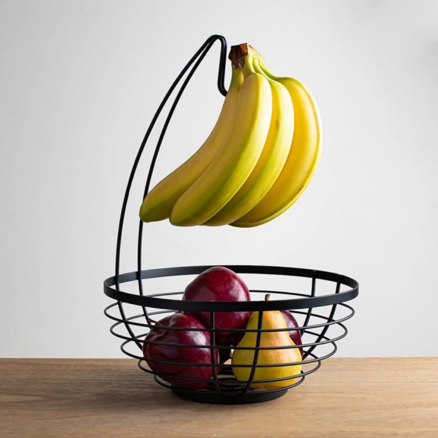 iDesign Banana Hanger Fruit Basket (Matte Black) image indicator(4)