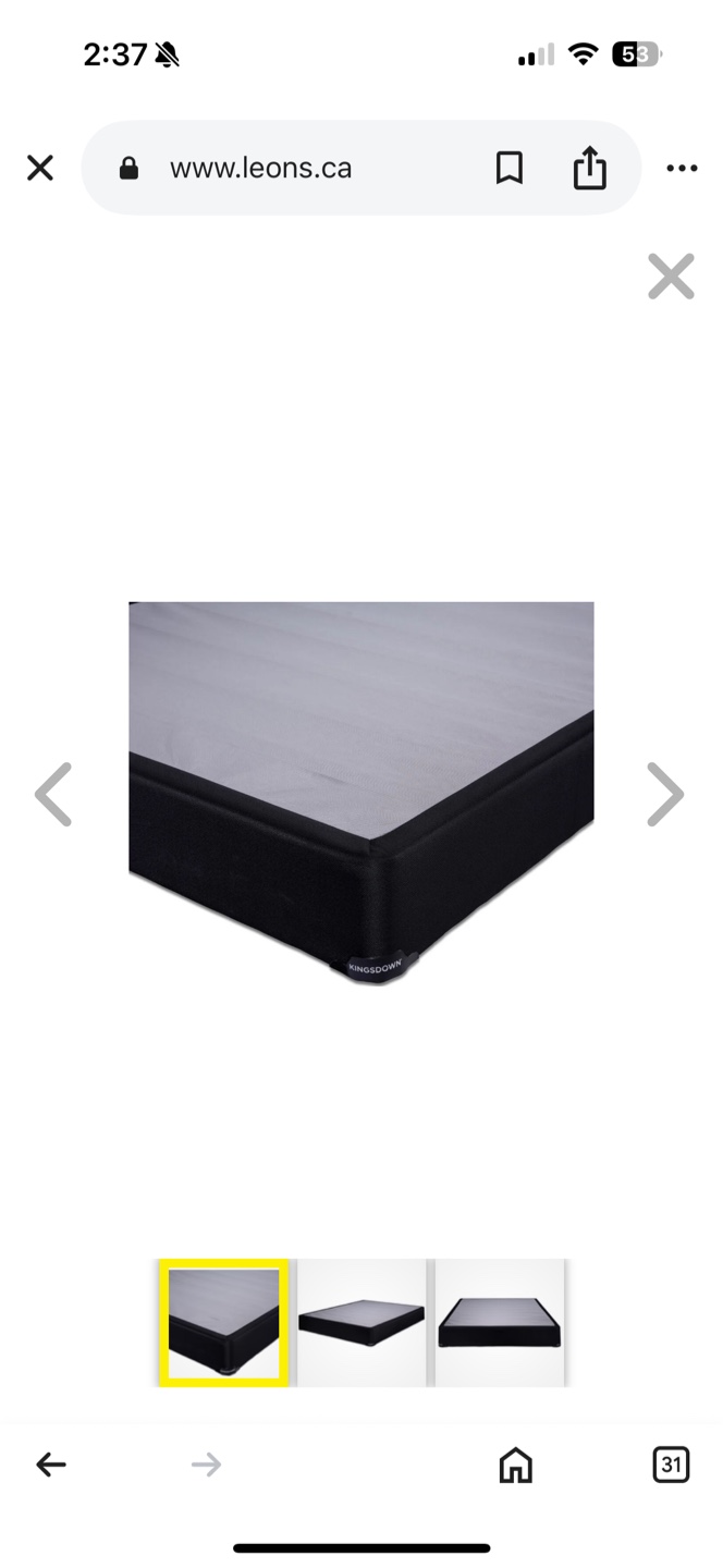 Queen Size BoxSpring