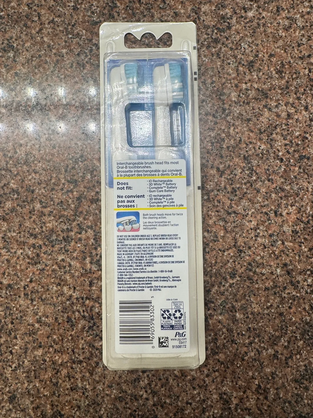 Oral-B DualClean Replacement Brush Heads image indicator(2)