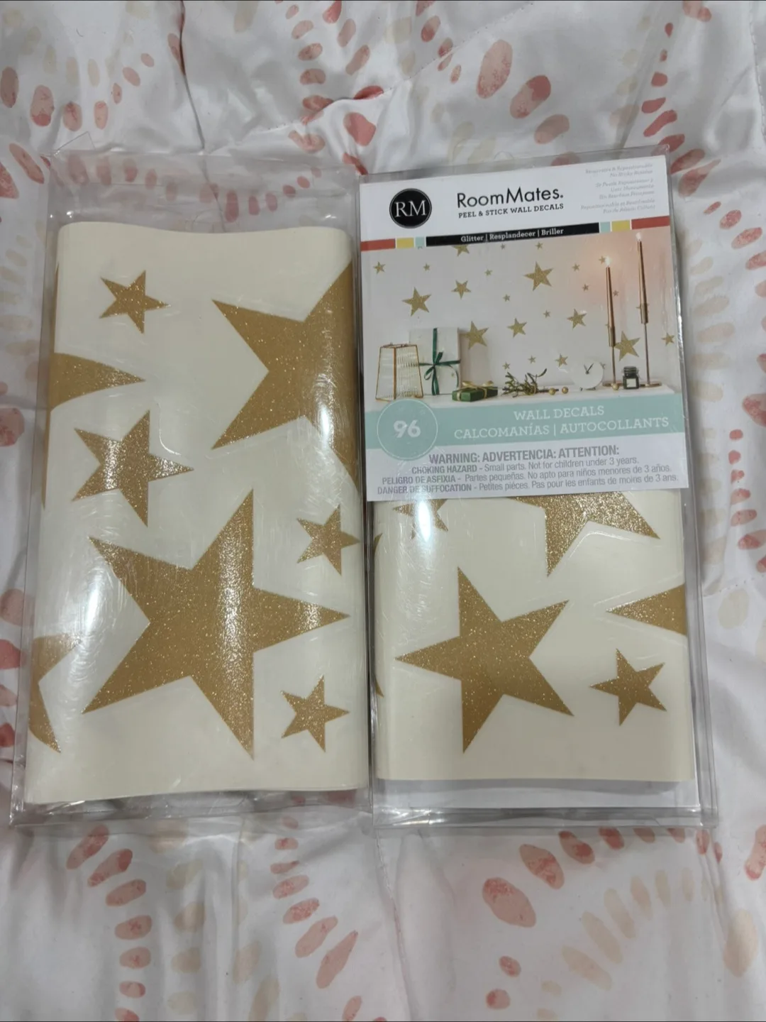 RoomMates Peel and Stick Glitter Star Wall Decals thumbnail