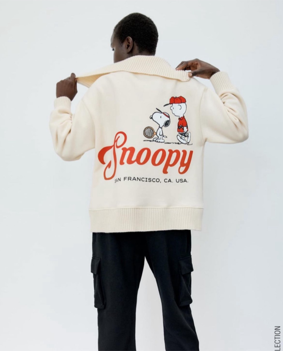 Zara Peanuts x Snoopy Half-Zip Sweatshirt - photo 4