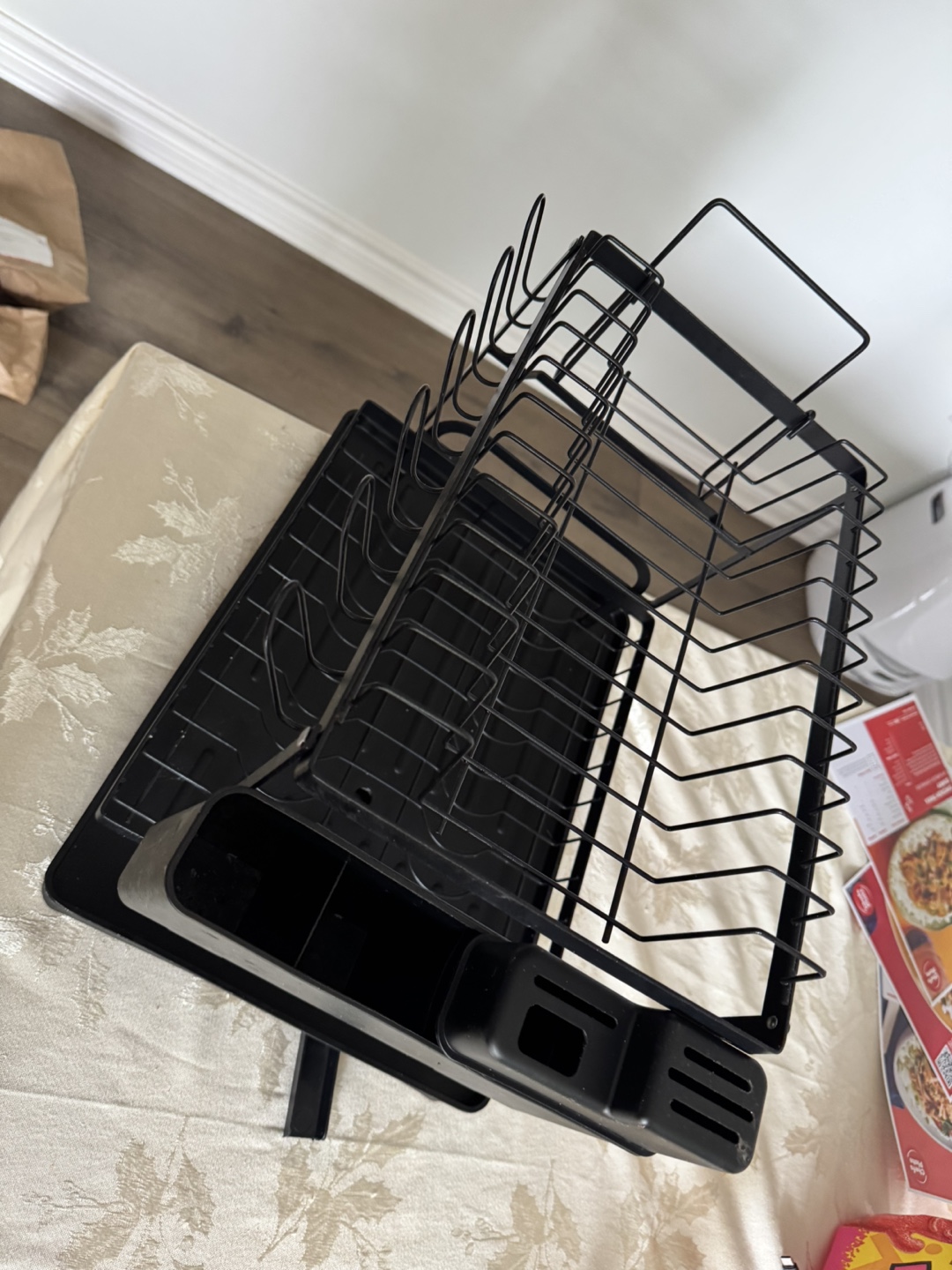 2-Tier Dish Drying Rack with Utensil Holder - photo 2