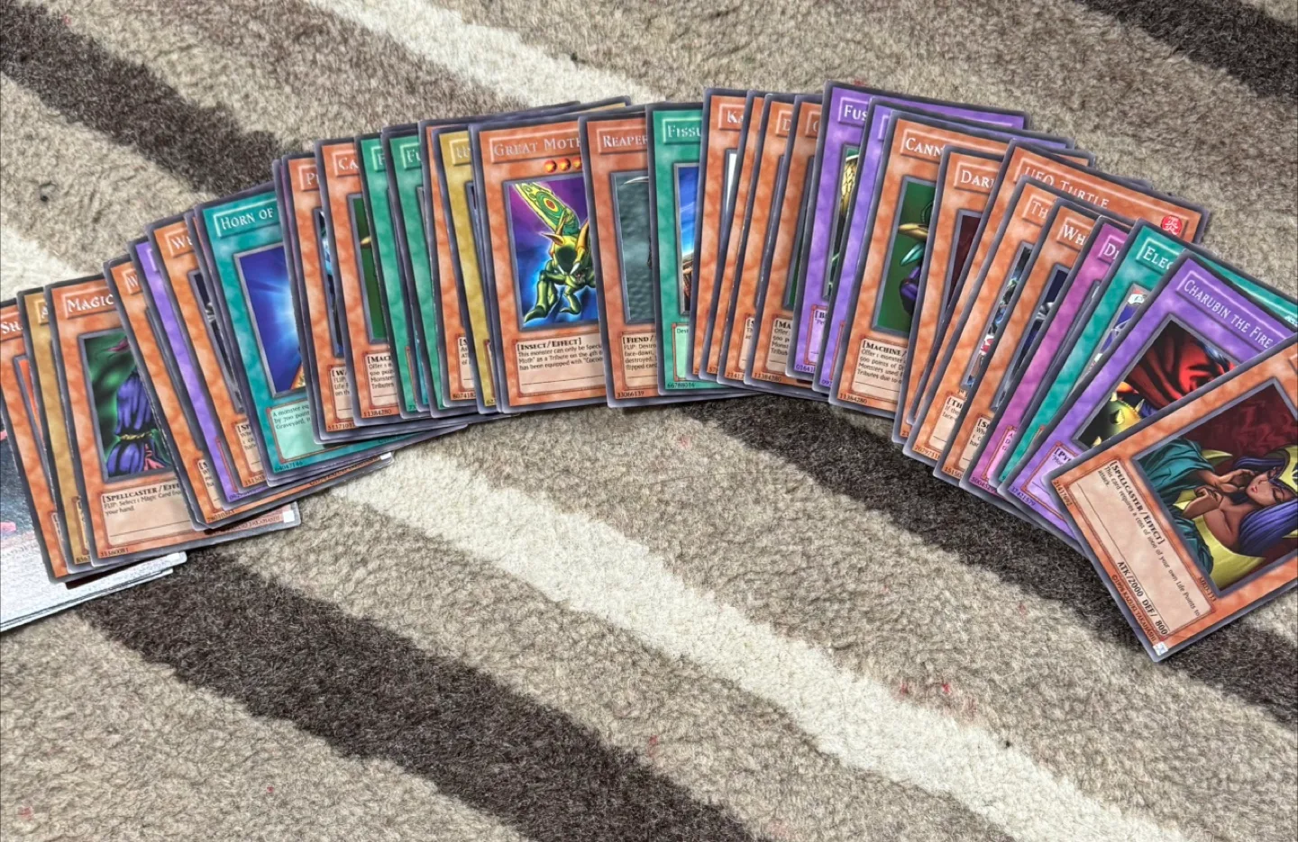 Collection of base set Yugioh cards (lots of holos) image indicator(6)