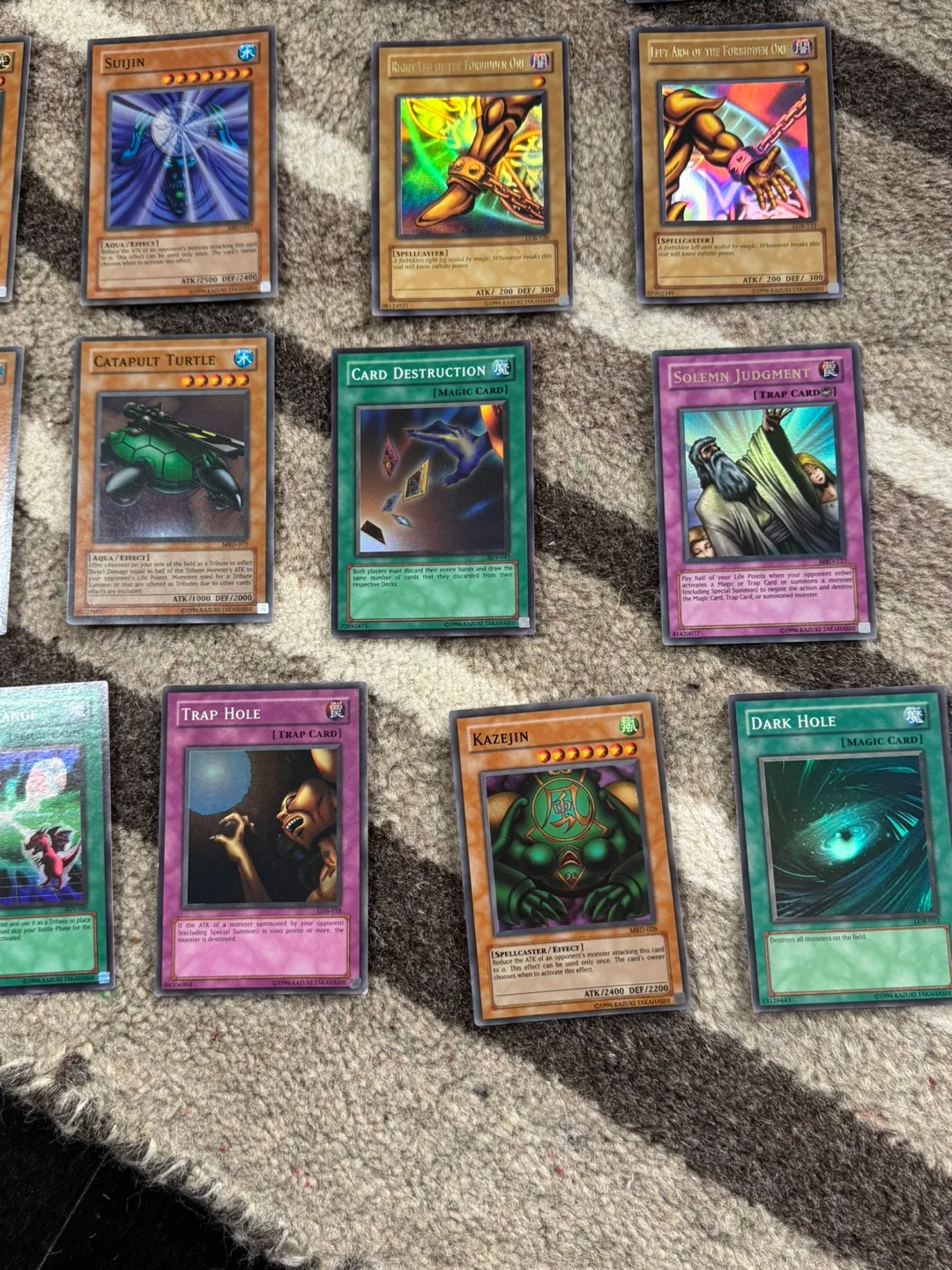 Collection of base set Yugioh cards (lots of holos) image indicator(4)