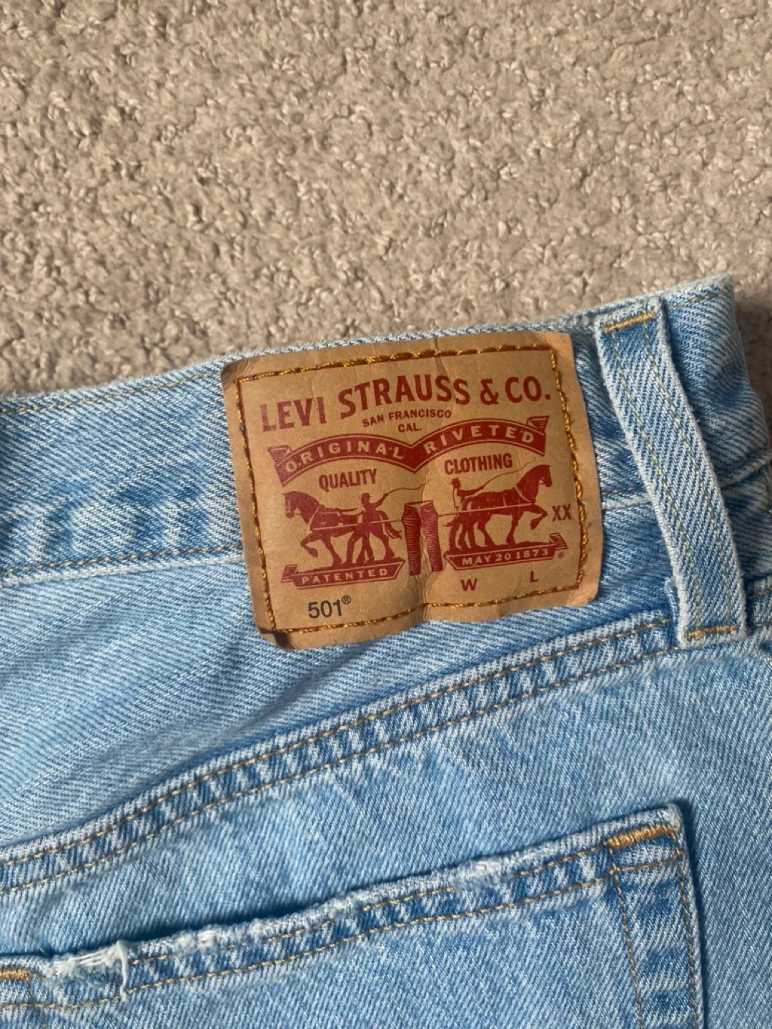 Levi's 501 Denim Shorts image indicator(3)