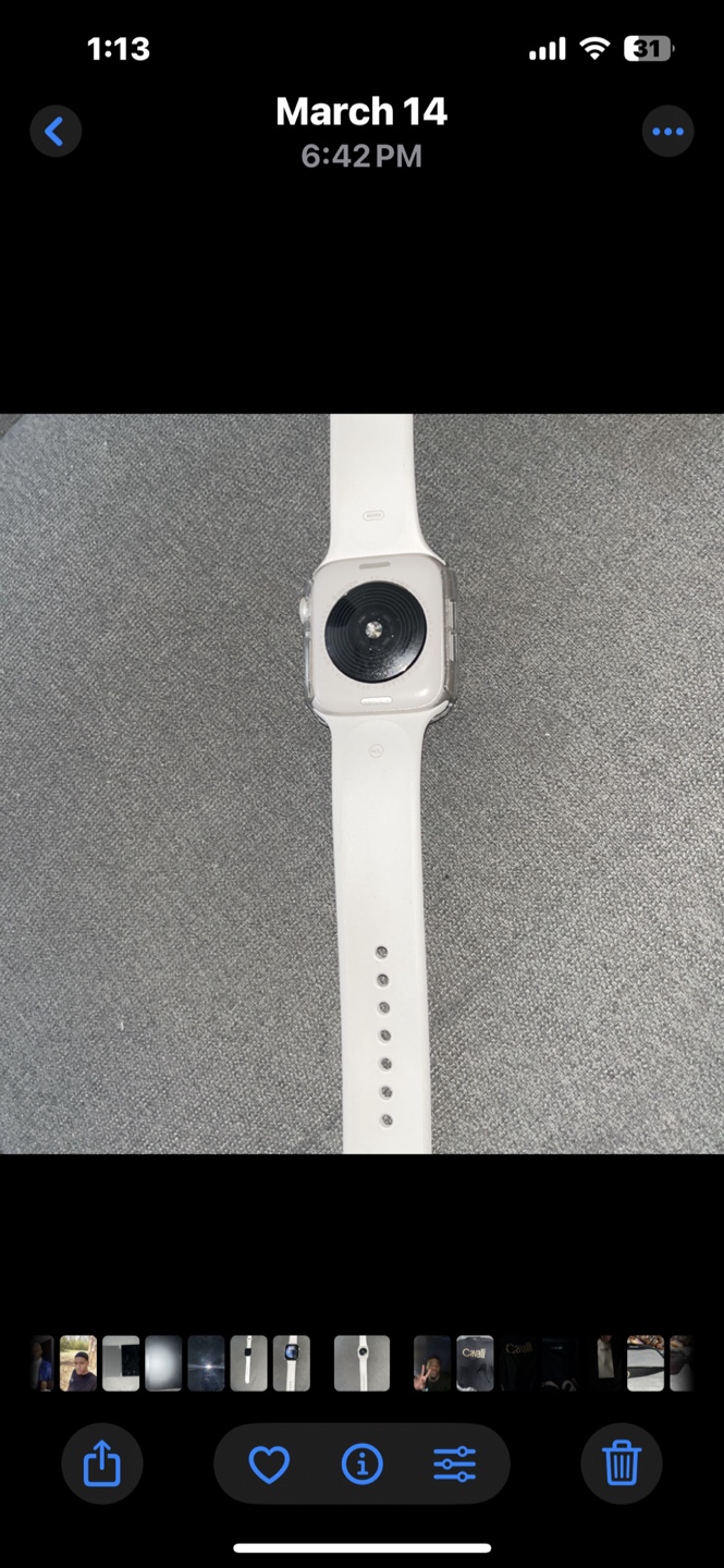 Apple Watch Series 4 White Sport Band - photo 3