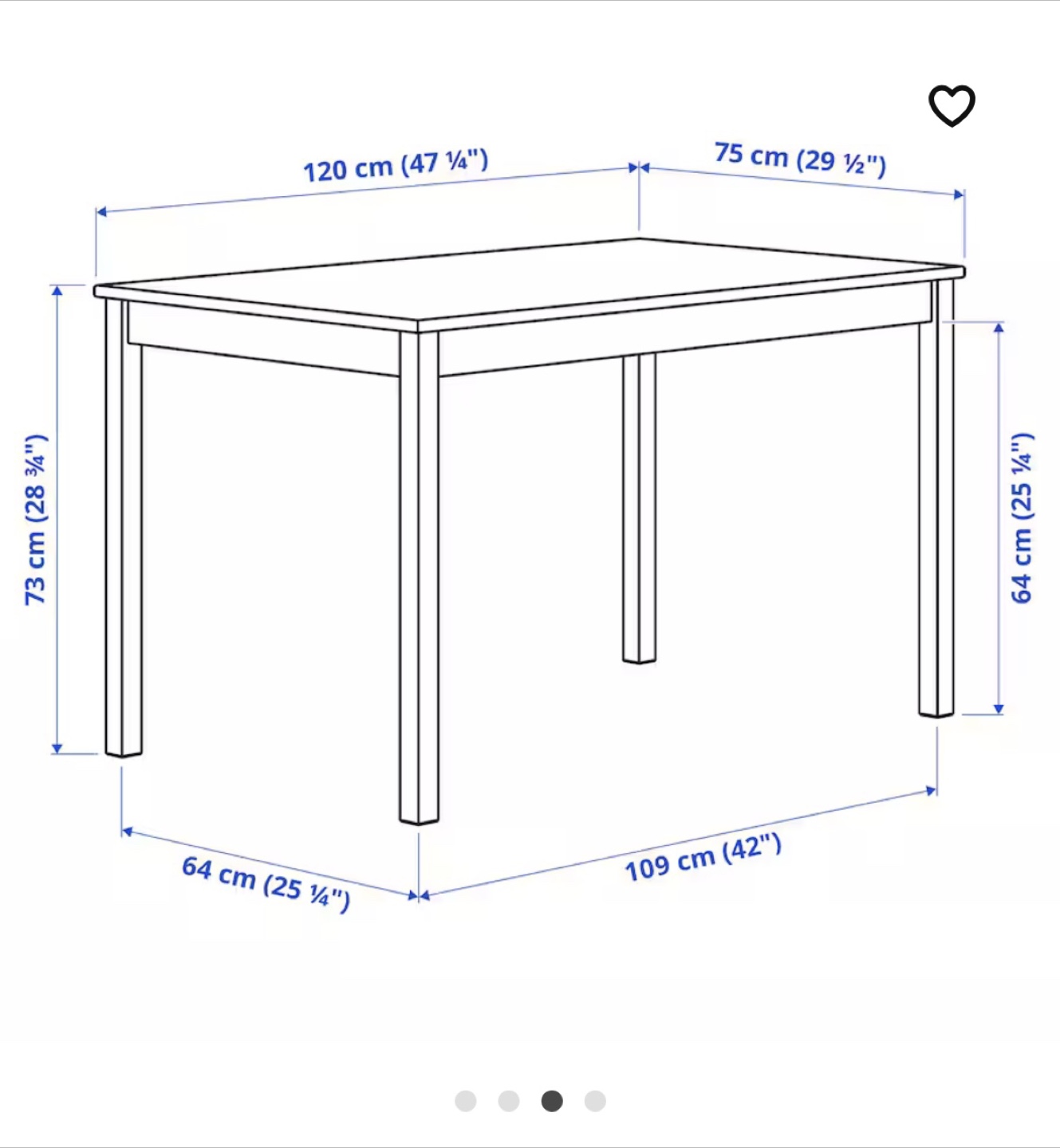 IKEA INGO/IVAR Dining Table and 4 Chairs - photo 2