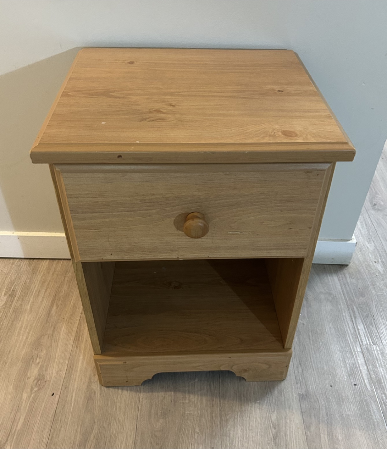 Small Wooden Nightstand - photo 2