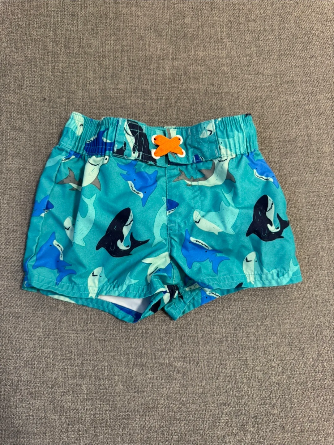 Baby Boy Shark Swim Trunks thumbnail