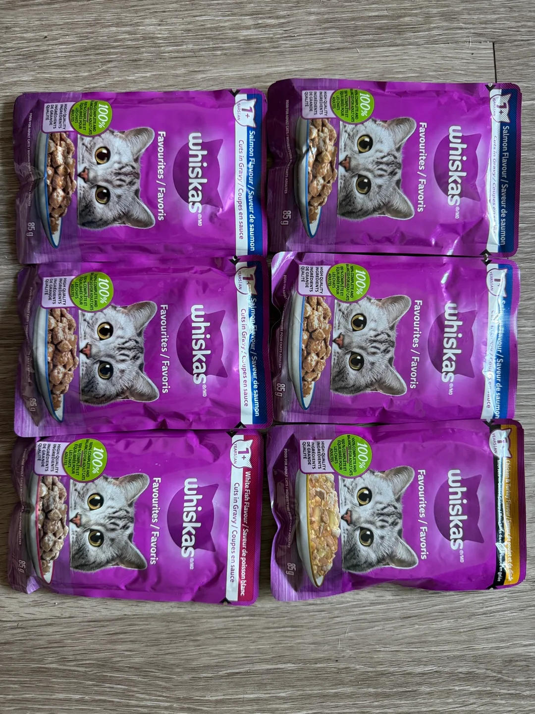 6x Whiskas Cat Pouches - Assted Flavour thumbnail